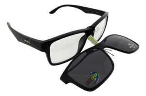 Anteojos Lentes Clip On Mdq Tahan Marco Receta Polarizado Uv - Imagen 24