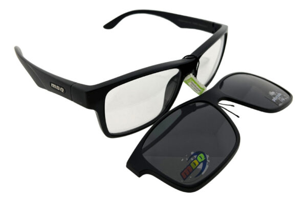 Anteojos Lentes Clip On Mdq Tahan Marco Receta Polarizado Uv - Imagen 25