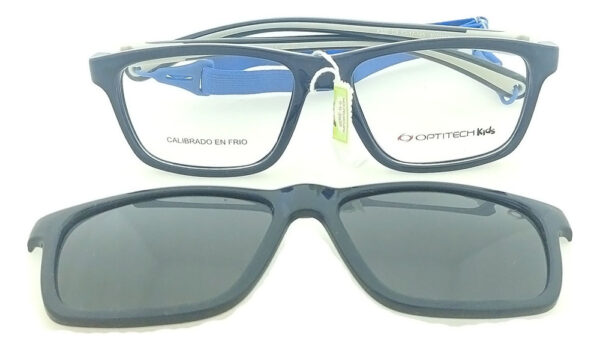 Anteojos Clip On Chicos Optitech K320 Receta Flexible Marcos - Imagen 23