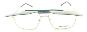 Anteojo Lentes Clip On Westbury 3118 Polarizado Uv Metal Fle - Imagen 3