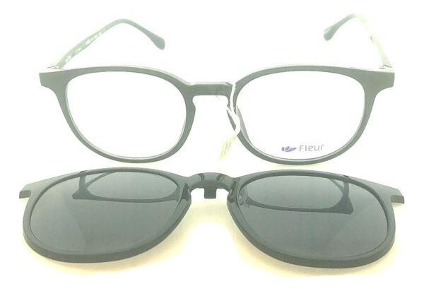 Anteojos Clip On Fleur 285 Receta Polarizado Uv Lentes Mujer - Imagen 17