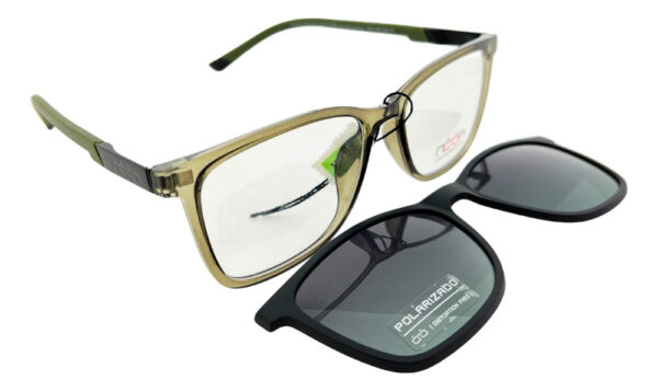 Anteojos Lentes Clip On Noon 08 Polarizado Uv Receta Armazon - Imagen 47