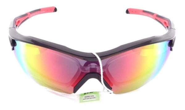 Anteojo Sol Deportivo Optitech 278 Espejado Receta Uv Placa - Imagen 13