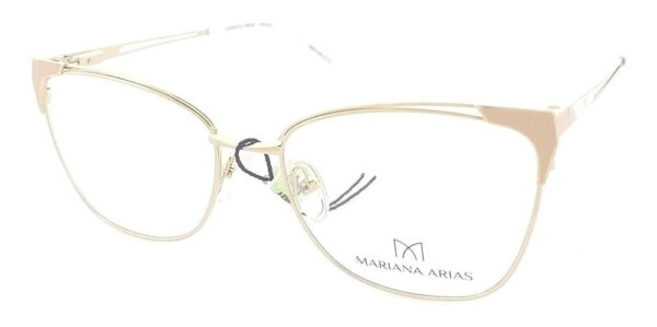 Anteojos Lentes Mariana Arias 359 Armazon Receta Metal Flex - Imagen 10