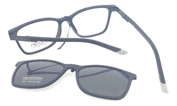 Anteojos Lentes Clip On Noon 08 Polarizado Uv Receta Armazon - Imagen 12