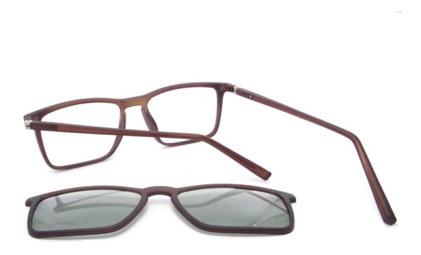 Anteojos Lentes Clip On Marcos Receta 7001 Polarizado Uv - Imagen 35