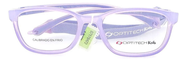 Anteojos Lentes Optitech K071 Chicos Receta Niños Flex Armaz - Imagen 4