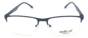 Anteojos Lentes Motor Oil 93602 Medio Marco Metal Receta Fl - Imagen 11