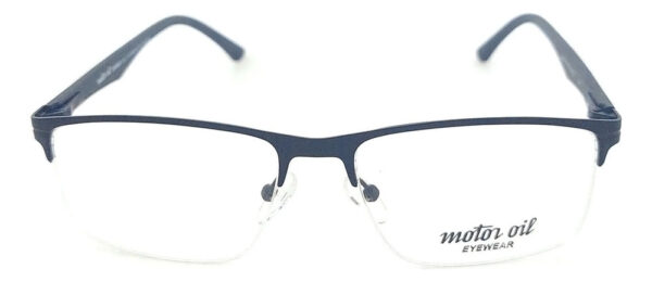 Anteojos Lentes Motor Oil 93602 Medio Marco Metal Receta Fl - Imagen 11