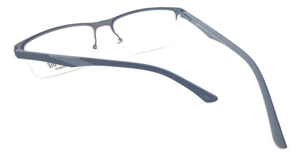 Anteojos Lentes Motor Oil 93602 Medio Marco Metal Receta Fl - Imagen 5