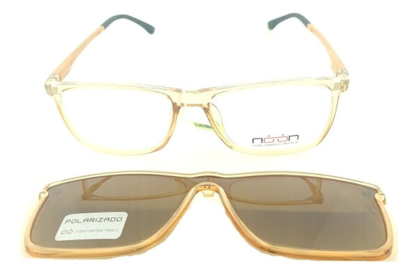 Anteojos Lentes Clip On Noon P17 Receta Marco Flex Polarizad - Imagen 24