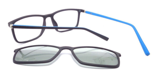 Lentes Anteojos Clip On 7002 Armazon Receta Polarizado Uv - Imagen 23