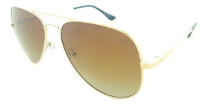 Anteojos De Sol Look Me Moscova Aviador Polarizado Uv Metal