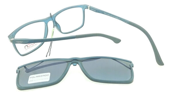 Anteojos Lentes Clip On Noon P17 Receta Marco Flex Polarizad - Imagen 18