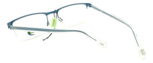 Anteojos Medio Marcos Mdq M30 Lentes Armazon Receta Gafas Azul Mate - Imagen 4