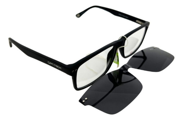 Anteojos Lentes Clip On Optitech 563 Receta Polarizado Uv - Imagen 12