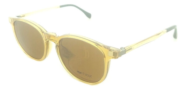 Anteojos Clip On Fleur 285 Receta Polarizado Uv Lentes Mujer - Imagen 9