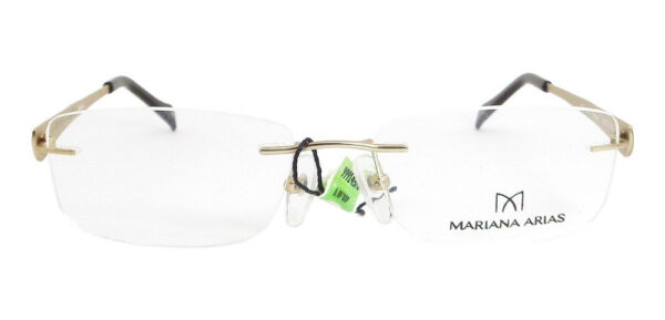 Anteojos Armazon Sin Marco Mariana Arias 317 Moda Metal Lent - Imagen 10