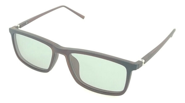 Lentes Anteojos Clip On 7002 Armazon Receta Polarizado Uv - Imagen 27
