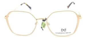 Anteojos Lentes Mariana Arias 370 Receta Metal Hexagonal Gaf - Imagen 16