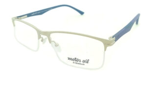 Anteojos Lentes Motor Oil 93602 Medio Marco Metal Receta Fl - Imagen 17