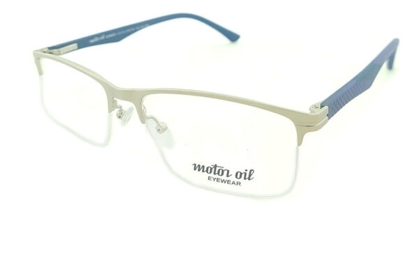 Anteojos Lentes Motor Oil 93602 Medio Marco Metal Receta Fl - Imagen 17