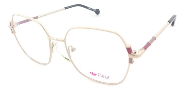 Anteojos Lentes Fleur 266 Metal Receta Flex Gafas Moda Color