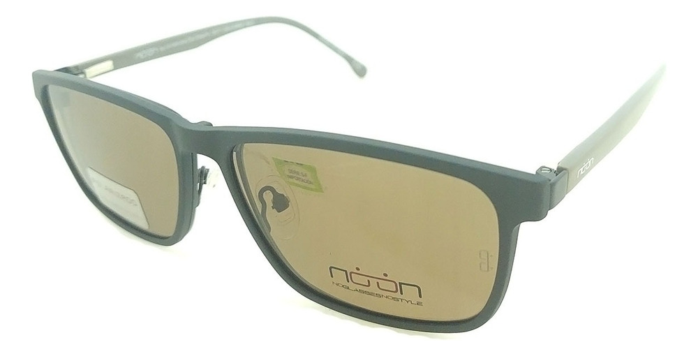 Anteojos Lentes Clip On Noon P13 Marcos Receta Polarizado Uv