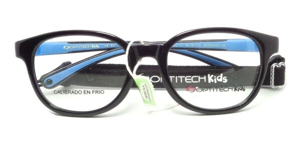 Lentes Anteojos Marcos Receta Optitech Kids K062 Goma Flex - Imagen 4