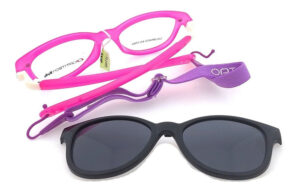 Anteojos Lentes Clip On Optitech K321 Chicos Polarizado Rece - Imagen 7