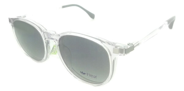 Anteojos Clip On Fleur 285 Receta Polarizado Uv Lentes Mujer