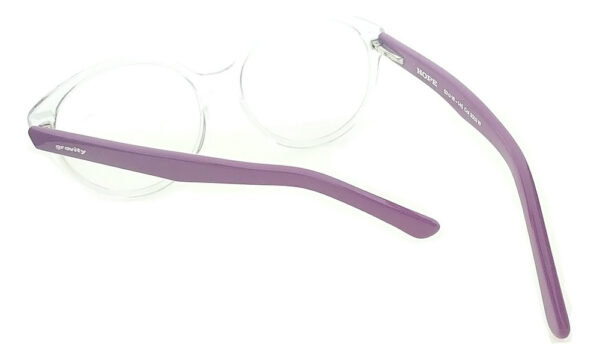 Anteojos Lentes Armazon Gravity Hope Receta Acetato Redondo Transparente - Imagen 4