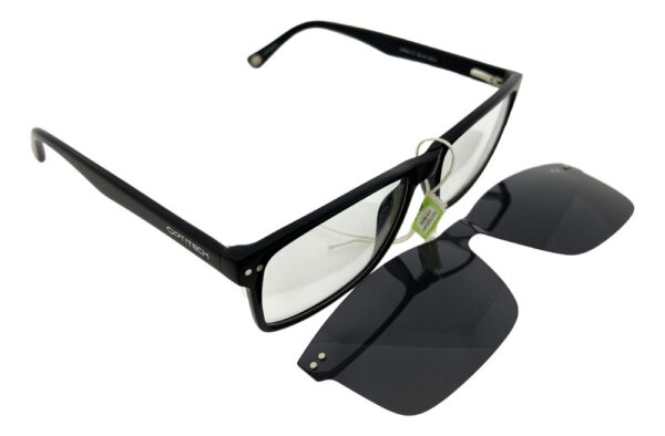 Anteojos Lentes Clip On Optitech 563 Receta Polarizado Uv