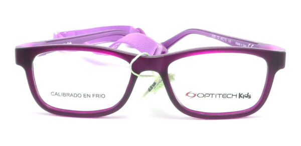 Anteojos Marco Armazon Receta Optitech K026 Chicos Goma Flex - Imagen 4