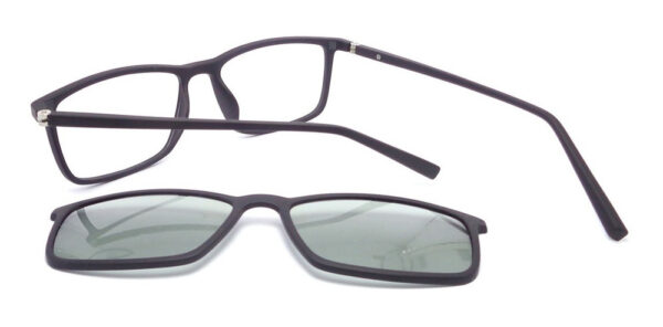 Lentes Anteojos Clip On 7002 Armazon Receta Polarizado Uv - Imagen 17