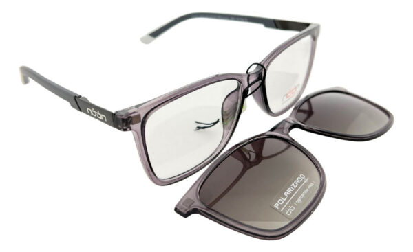 Anteojos Lentes Clip On Noon 08 Polarizado Uv Receta Armazon - Imagen 17