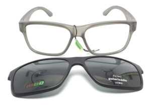 Anteojos Lentes Clip On Mdq Tahan Marco Receta Polarizado Uv - Imagen 47