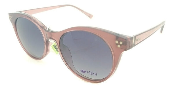 Anteojos Lentes Clip On Fleur 250 Polarizado Uv Receta Moda - Imagen 16