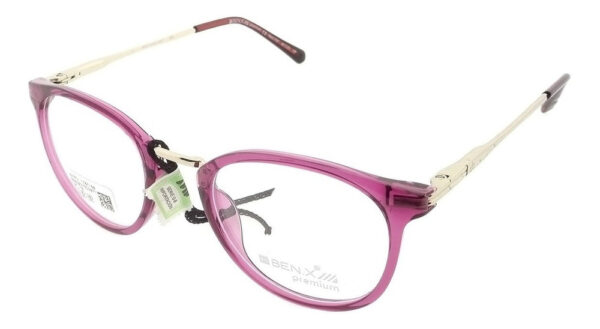 Lentes Anteojos Marcos Benx 1787 Tr90 Metal Flex Receta Moda
