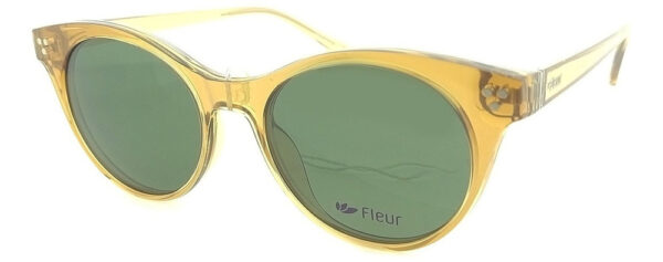 Anteojos Lentes Clip On Fleur 250 Polarizado Uv Receta Moda