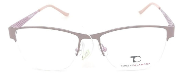 Anteojos Lentes Media Montura Receta  Teresa Calandra P39m - Imagen 4