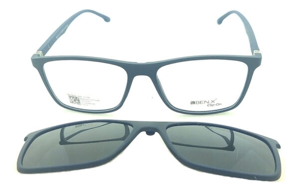 Anteojos Clip On Lentes Benx 925 Sol Polarizado Receta Moda - Imagen 17