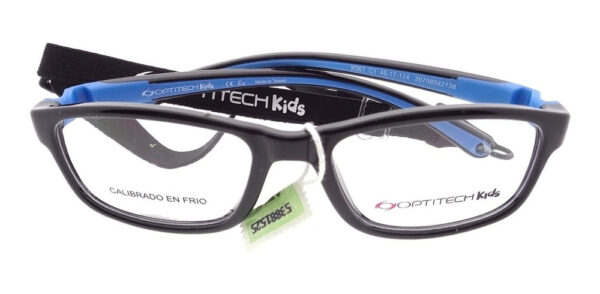 Anteojos Lentes Marcos Optitech K061 Chicos Receta Flex Moda - Imagen 4