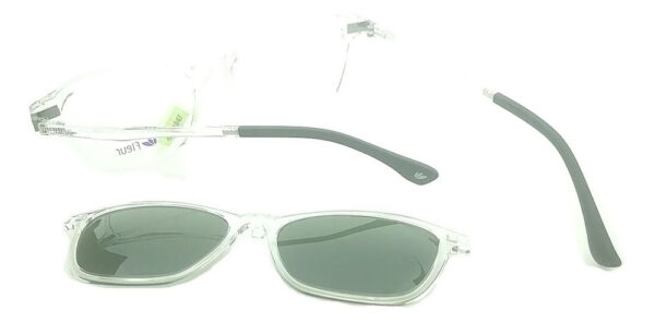 Anteojos Lentes Clip On Fleur 284 Receta Polarizado Uv Marco - Imagen 18