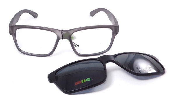 Marco Lentes Clip On Mdq Qiantang Polarizado Uv Receta Moda - Imagen 62