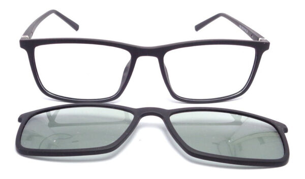 Lentes Anteojos Clip On 7002 Armazon Receta Polarizado Uv - Imagen 16
