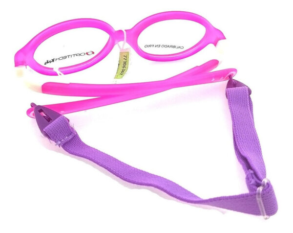 Anteojos Lentes Optitech Kids K067 Armazon Receta Goma Flex - Imagen 24