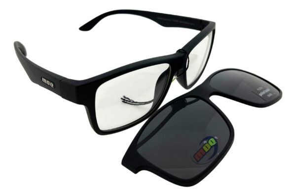 Anteojos Lentes Clip On Mdq Tahan Marco Receta Polarizado Uv - Imagen 53