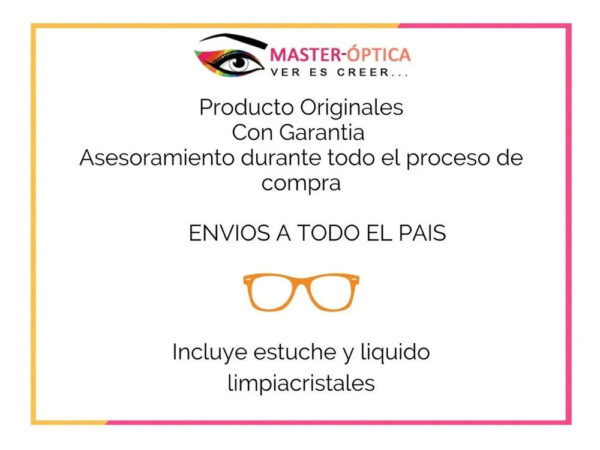 Anteojo Armazon Medio Marco Receta Lente Westbury 737 Flex - Imagen 8