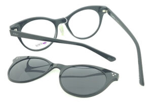 Anteojos Lentes Clip On Fleur 250 Polarizado Uv Receta Moda - Imagen 11